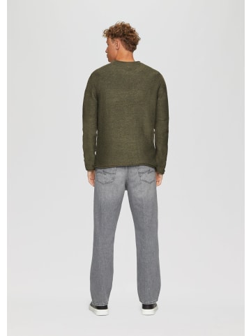 QS Strickpullover in 7967_olivgrün