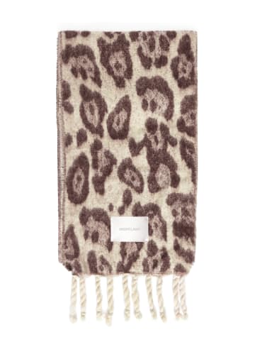 SASSYCLASSY Schal mit Leo-Print in Offwhite