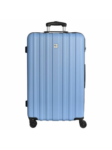 Check.In Aurora - 4-Rollen-Trolley 76 cm (limettengrün) in himmelblau