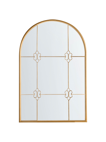 Beliani Wandspiegel THULAY in Gold - (W) 65 x (H) 99 x (L) 3 cm