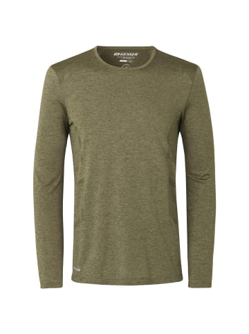 GEYSER Longsleeve seamless in Oliv meliert