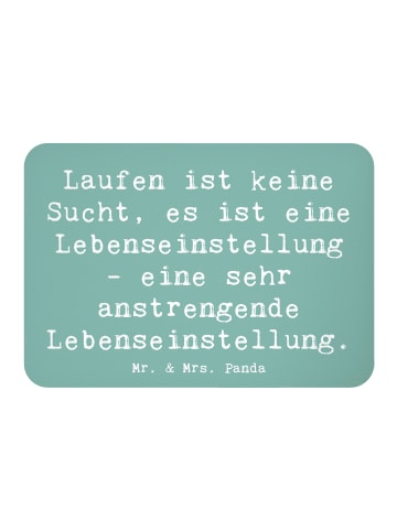 Mr. & Mrs. Panda Magnet Spruch Laufen Lebensstil mit Spruch in Meeresbrise