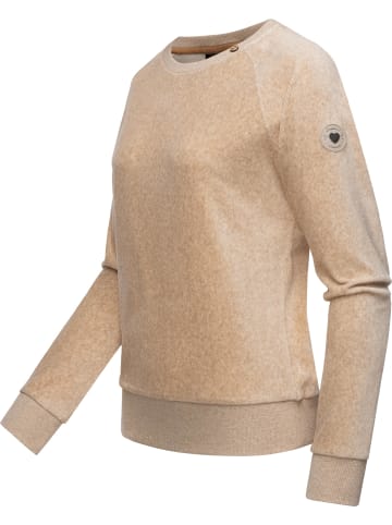 ragwear Kapuzensweatshirt Johanka Velvet in Sand