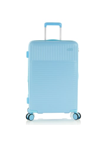 Heys Pastel 4 Rollen Trolley M 66 cm mit Dehnfalte in blue