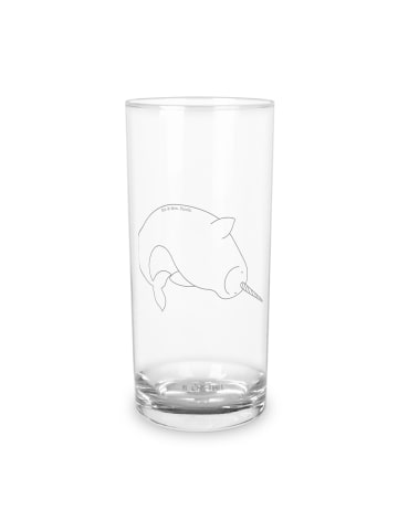 Mr. & Mrs. Panda Glas Narwal ohne Spruch in Transparent