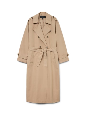 Vero Moda Trenchcoat in Silver Mink