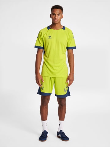 Hummel T-Shirt Hmllead Herren in LIME PUNCH