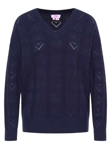 myMo Damen Strickpullover in Marine