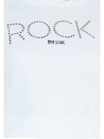 ROCKEASY Damen Hoodie in WEISS