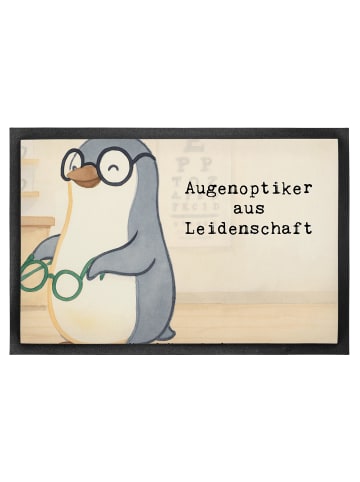 Mr. & Mrs. Panda Schmutzfangmatte Augenoptiker Leidenschaft Desi... in Weiß