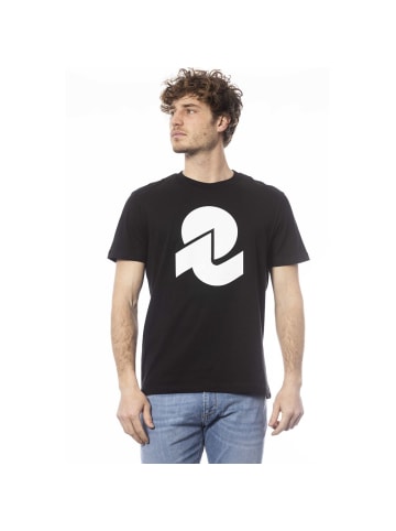 Invicta Lila Schwarz Baumwolle Herren T-Shirt
