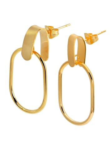 Adeliás Damen Ohrringe – Ohrstecker aus Edelstahl in gold
