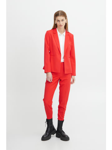 ICHI Anzug IHLEXI Classic fit in Poppy Red
