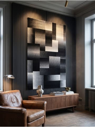 KADIMA DESIGN Teppich Kurzflor Waschbar Abstrakt-Karo ASPEN Strapazierfähig