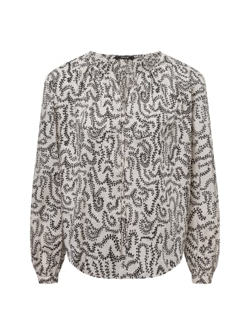 OPUS Bluse Fisanna in weiß schwarz