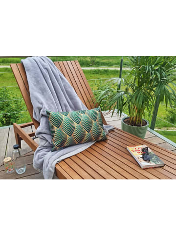 JACK 1x Outdoor Kissenhülle 30x50cm Motiv in Blatt Grün