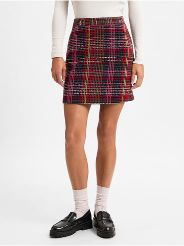 Marie Lund Minirock in pink schwarz - 0001