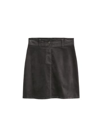 Marc O'Polo Samt-Minirock in Broken Graphite