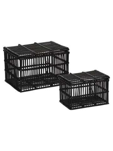 Atmosphera Créateur d'intérieur Deko-Körbe in schwarz