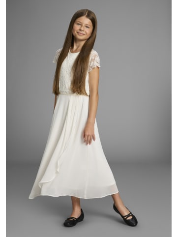 Kidsworld Jerseykleid in creme-weiß