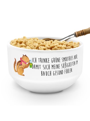 Mr. & Mrs. Panda schale Eichhörnchen Smoothie mit Spruch in Weiß