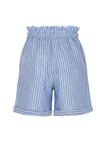 Rich & Royal Shorts Leinen Shorts in blau