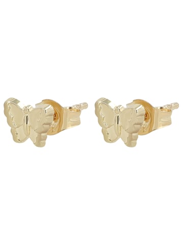 Adeliás Mädchen Ohrringe – Ohrstecker aus 333 Gold in gold