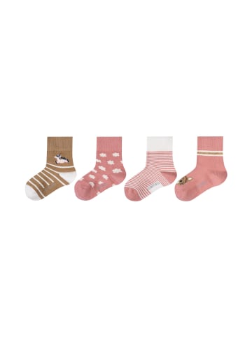 camano Babysocken ca-soft 8er Pack blush rosé+cornstalk