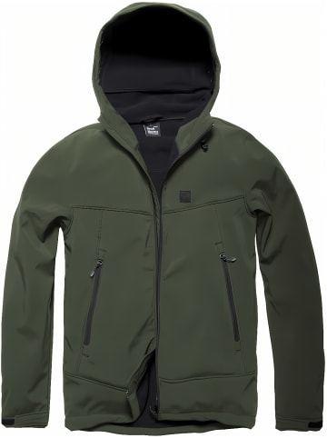 Vintage Industries Softshelljacke in Grün