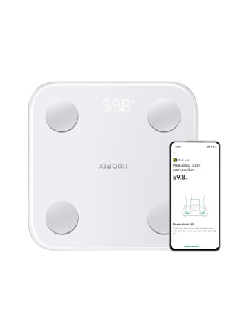 xiaomi Body Composition Scale S400 Personenwaage mit Dual-Frequenz-Messung in Weiß
