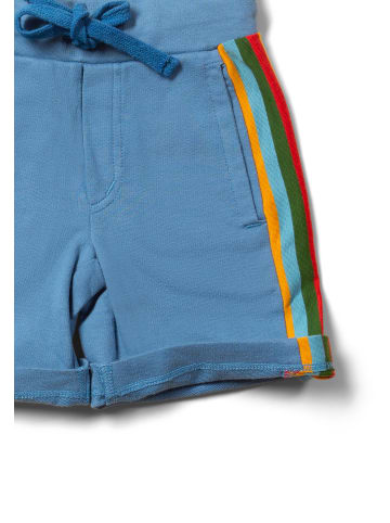 Little Green Radicals Comfy Jogger Shorts in Blue