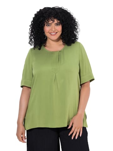 Ulla Popken Bluse in Harmonisches Grasgrün