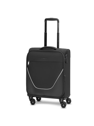 Stratic taska 4-Rollen Kabinentrolley S 55 cm mit Dehnfalte in anthracite