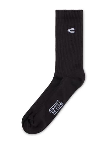 Camel Active Socken im 6er-Pack mit Baumwollmix in Schwarz
