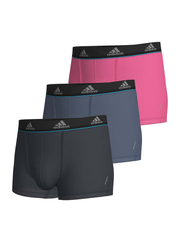 adidas Trunk Active Micro Flex in schwarz, grau, pink