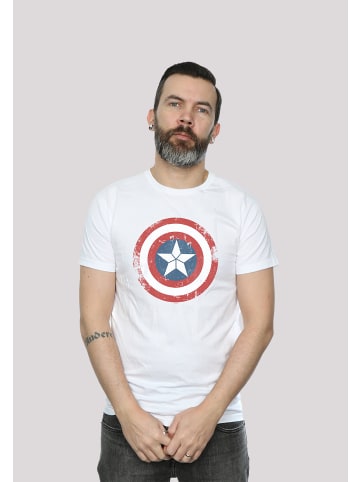 F4NT4STIC T-Shirt Marvel Captain America Civil War Schild in weiß