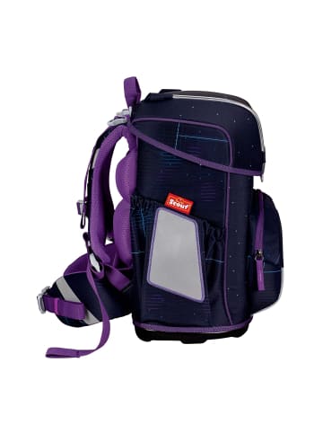 Scout Neo Exklusiv Safety Light Schulranzen-Set 5-teilig in Spooky Starlight