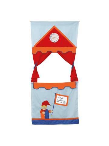 roba Tür-Kasperletheater zum Aufhängen – platzsparend inkl. 6 Handpuppen