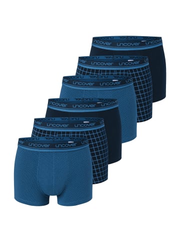 UNCOVER BY SCHIESSER Trunk Cotton Serie in Dunkelblau