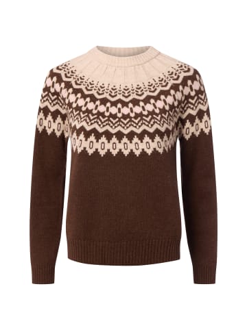 Marie Lund Strickpullover in mocca beige - 0004
