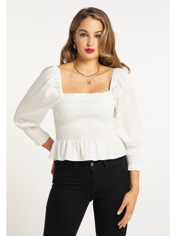 faina Damen Bluse in Wollweiss