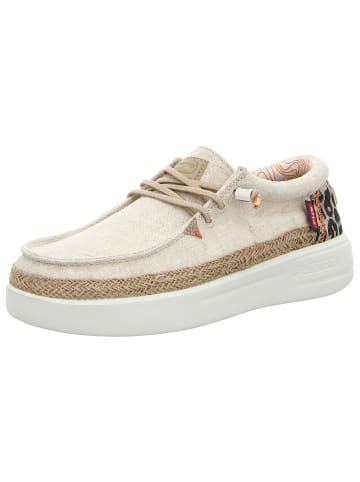 Fusion Schnürschuhe in beige