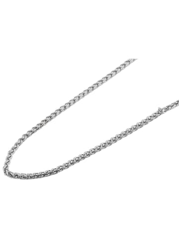 Adeliás Unisex Halskette – Kordelkette aus Edelstahl in silber