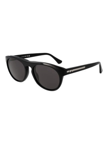 Web Männer Sonnenbrille Rund Schwarz