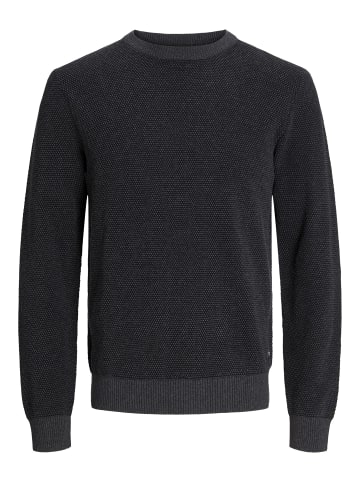 Jack & Jones Strickpullover in Dark Grey Melange