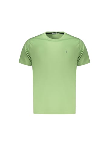 Coveri Moving Grün Herren T-Shirt aus Baumwolle