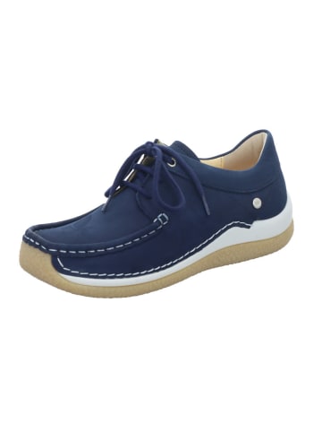 wolky Schnürschuh in blau