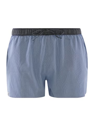Luca David Pyjamashorts Olden Glory in blau/weiß