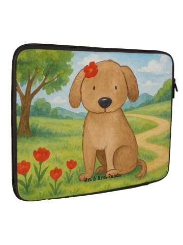 Mr. & Mrs. Panda Laptop Tasche Hund Dame Design ohne Spruch in Weiß