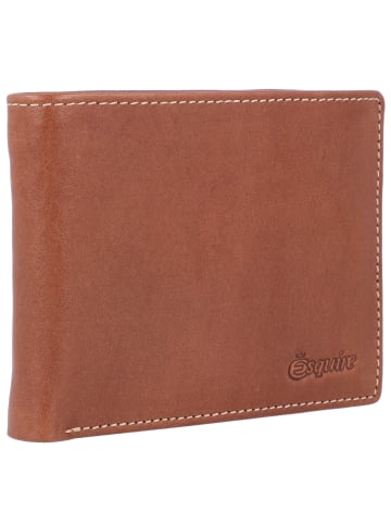 Esquire Denver Geldbörse RFID Leder 12 cm in cognac